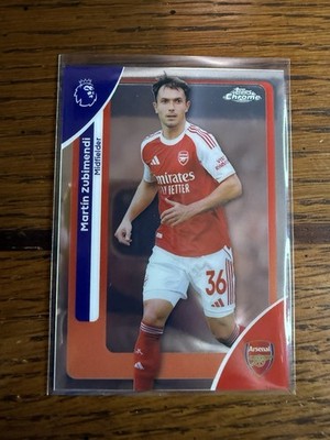 Martín Zubimendi 2026 Topps Chrome Premier League #18 Arsenal | eBay