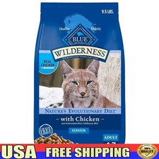 High Protein Natural Cat Food Chicken Recipe Grain Free Dry Cat Food 9.5lb New