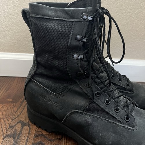 Belleville Flyer Combat Boots 700 Men Sz 10 W Black Lightweight Summer Gore-Tex - Picture 14 of 24