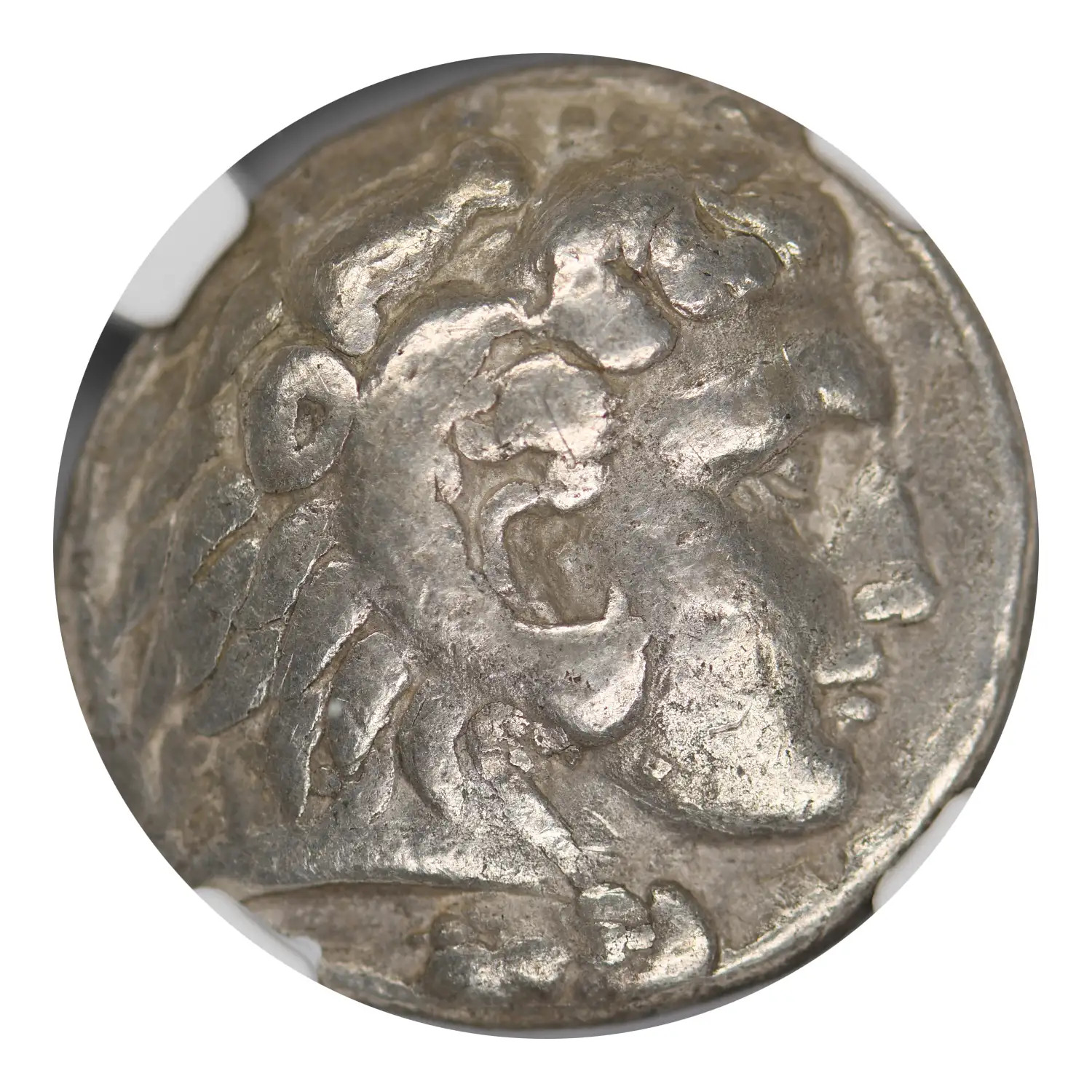 Greece Macedon Kingdom 336-323 BC AR Tetradrachm Alexander III NGC Ch F