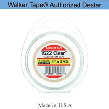 Walker 1" x 3Yards 1522 Clear Tape, Daily Wear Hair System Tape Roll