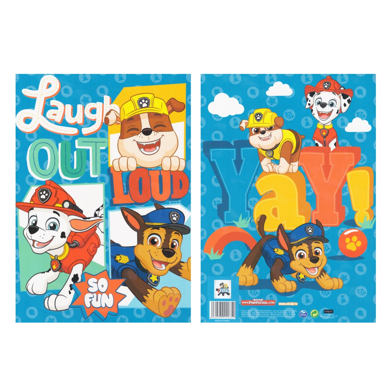 Paw Patrol Laugh Out Loud Colouring Book Activity Pad 32 Pages A4 Size - Image 2