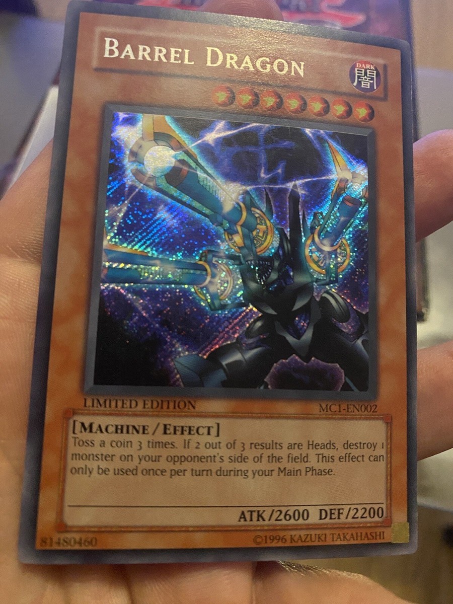 遊戯王 2004 Barrel Dragon Limited Edition Yu-Gi-Oh! TCG Barrel Dragon MC1-EN002 Limited Edition-Secret Rare