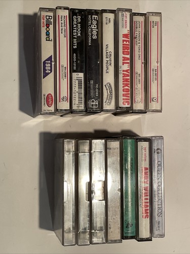 SALE! 15 Kassetten Tonband Konvolut gemischt 70er-90er Classic Rock Queen, Eagles, Dr Hook