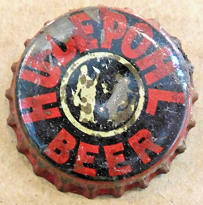 NC tax HUDEPHOL beer bottle cap WITH CORK 1937-47 Cincinnati OH