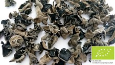 Hongo orgánico Mu-Err chino Morchel Judasohr Auricularia 1A hongo vital 100 g DE-ÖKO-006