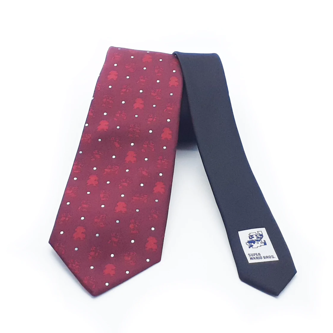⭐︎ページ Nintendo Super Mario Bros Tie Necktie Dot Dark Red JMA000004 Japan