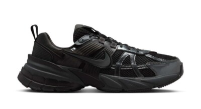 Nike V2K Run Triple Black Mens Retro Vomero Running Casual Shoes 2024 All  NEW