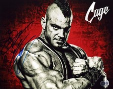 Brian Cage Signed 11x14 Photo BAS COA AEW ROH Lucha Libre AAA Underground Impact