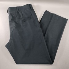 Kenneth Cole Reaction Straight Leg Black Dress Pants Mens Size 36x29