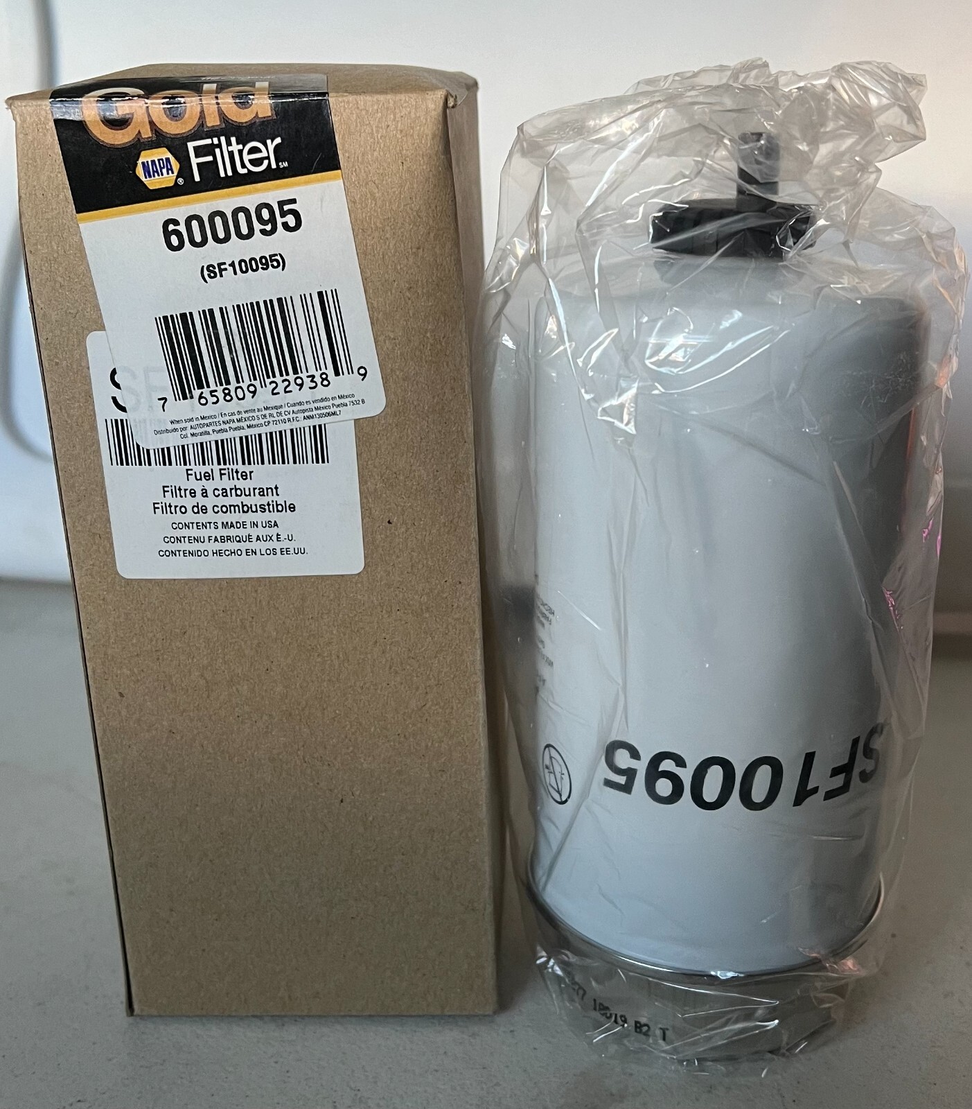 NAPA Gold Fuel Filter - Industrial #600095 (Interchange #SF10095) | eBay