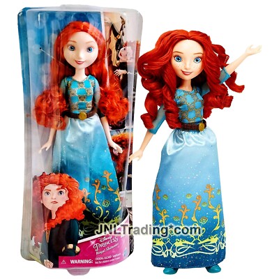 Year 2016 Disney Princess Royal Shimmer Series 12 Inch Doll MERIDA with  Belt