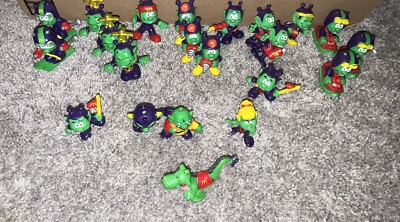 Vintage 1984 McDonalds Happy Meal Toy Lot (22) Astrosnik Green