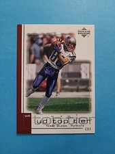 TERRY GLENN 2001 UPPER DECK UD TOP TIER FOOTBALL CARD # 99 H0369