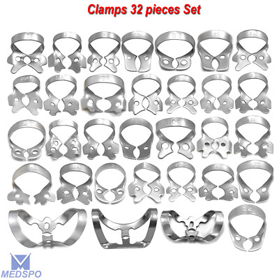 Clamps Brinkers Medentra Pour Digue Dentaire - Dam En Caoutchouc Noir, Universel, Neuf