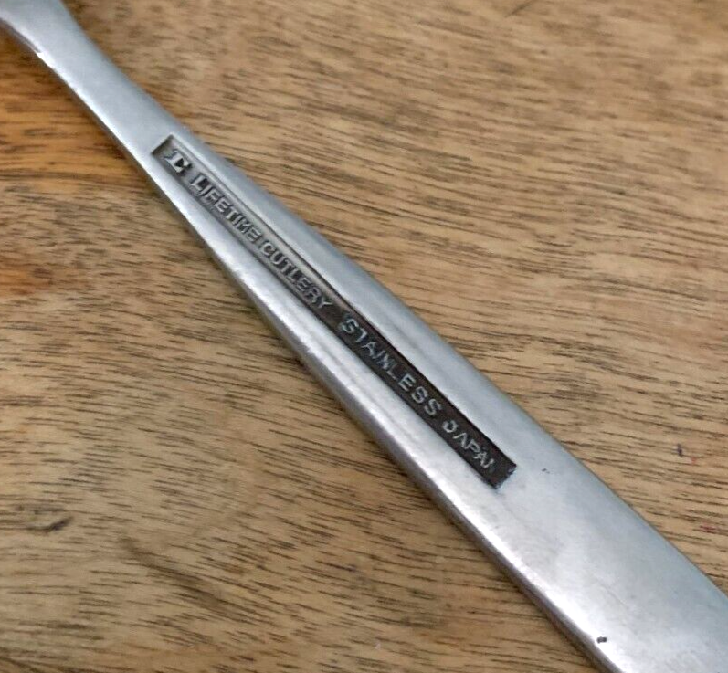 2 Dinner Fork LUC69 Lifetime Cutlery Japan Stainless Textured Handle