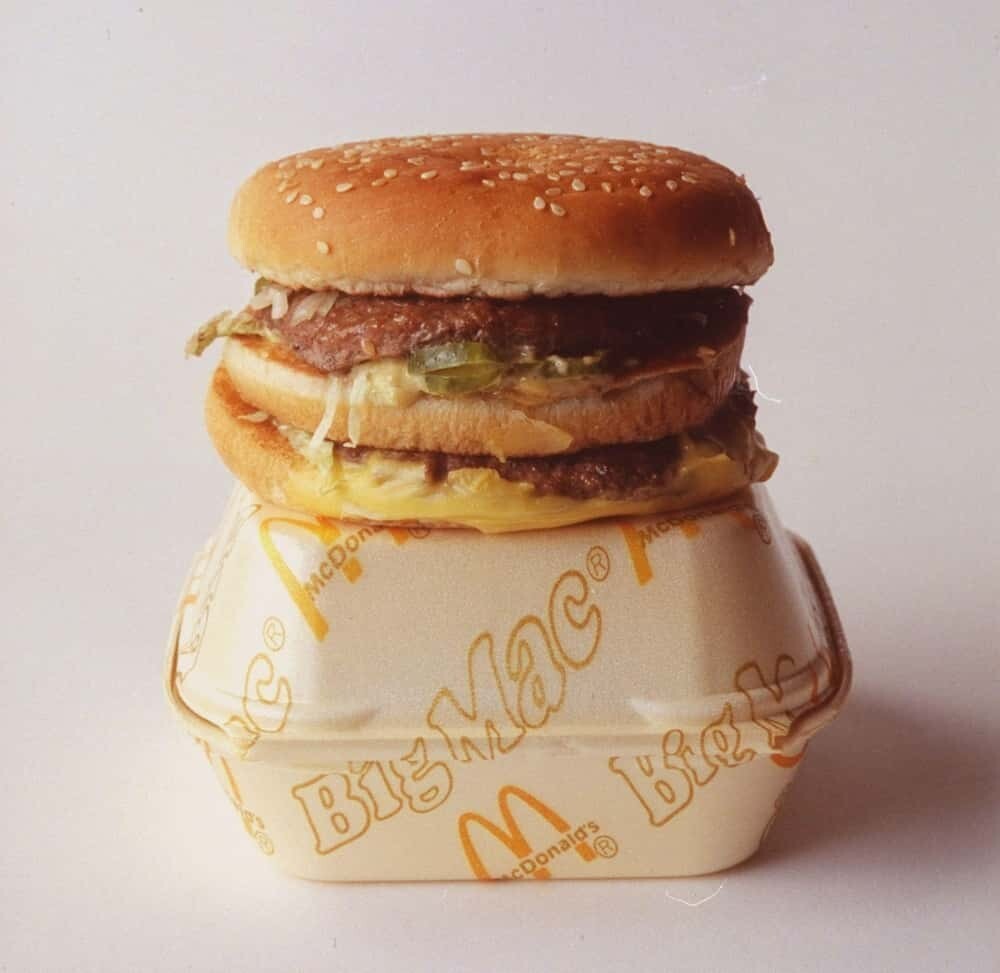 McDonalds Big Mac Version 1977 POSTER 24 X 18 Inches Nice Wall Art