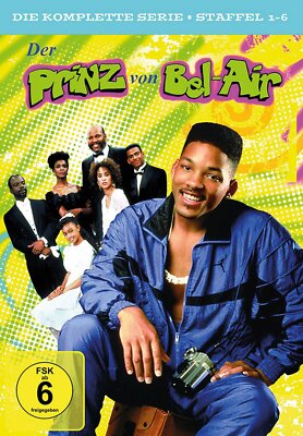 Der Prinz von Bel-Air - Die komplette Serie / Staffel 1+2+3+4+5+6 # DVD-BOX-NEU