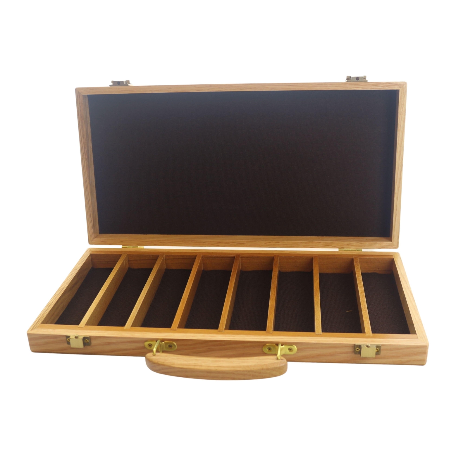 Wood Poker Chip Case, Walnut, 400Chip Capacity NEW (cw4) eBay
