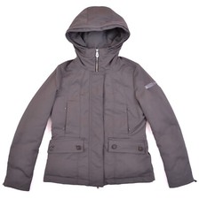 Peuterey Gray Hooded Goos Down Womens Jacket sz EUR 46 / US 10 / EUR 40 / Large
