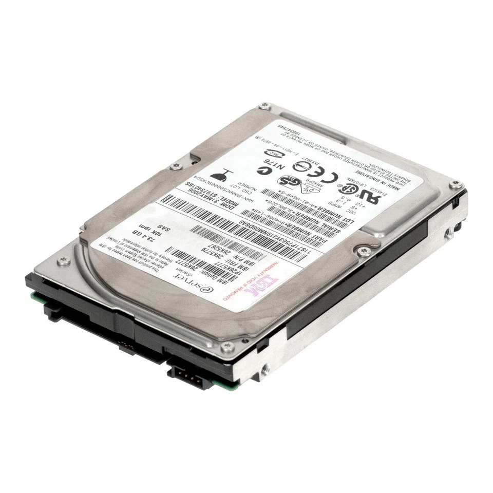 FESTPLATTE IBM 26K5779 26K5267 ST973401SS 73GB 10K 8MB SAS 2.5''  - Bild 2 von 3