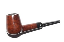 NEW !! LONDON BRIAR SITTER SADDLE BRANDY 9MM BRIAR PIPE pipa pfeife