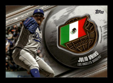 2020 Topps Series 1 Julio Urias #GGM-JU Global Game Medallion Gold /50
