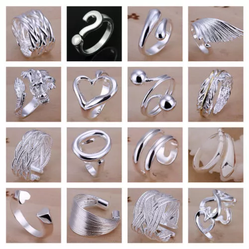 Amazon.com: Thumb Ring Silver Thumb Ring California Toe Rings Sterling  Silver Faceted Swirl Adjustable Thumb Ring One Size Fits All Most :  Clothing, Shoes & Jewelry