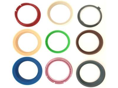 Zentri Ringe 4x Zentrierringe 73,1mm - 71,6mm Zentrierring Felgenring Alufelgen Blau ...
