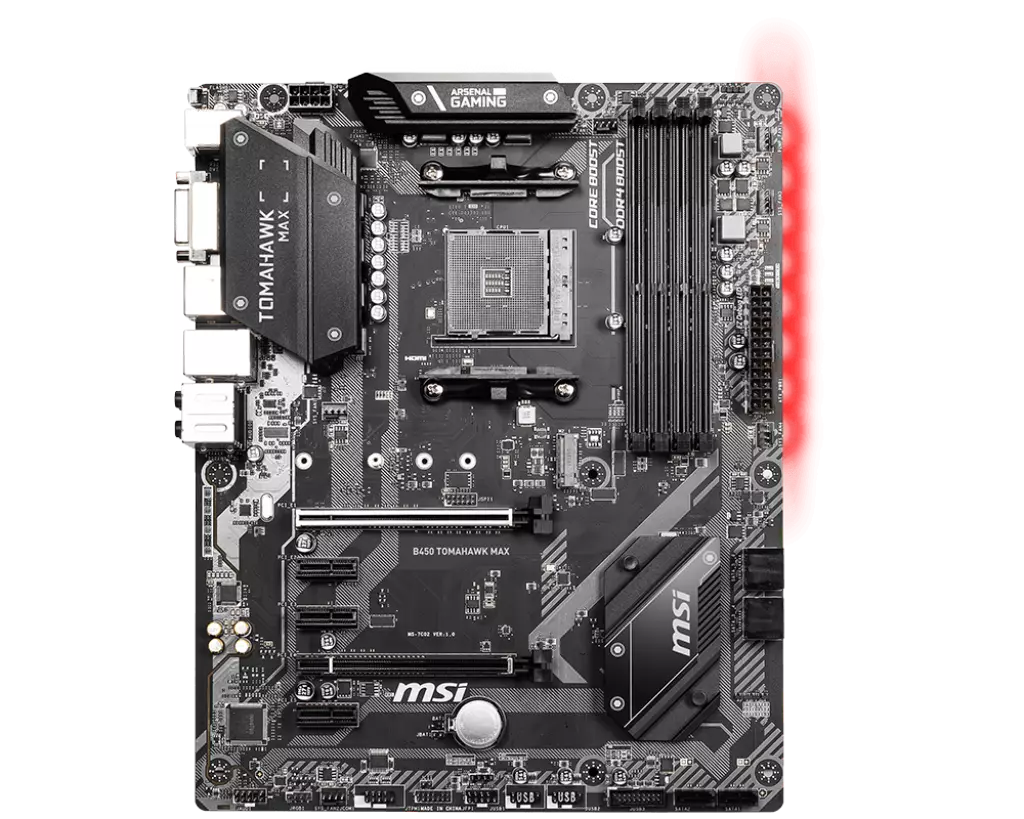 FOR MSI B450 TOMAHAWK MAX 64GB AM4 AMD DVI D HDMI ATX Motherboard