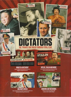 DICTATORS HISTORY MAGAZINE 2018 FUTURE PUBLISHING UK 1ST EDITION