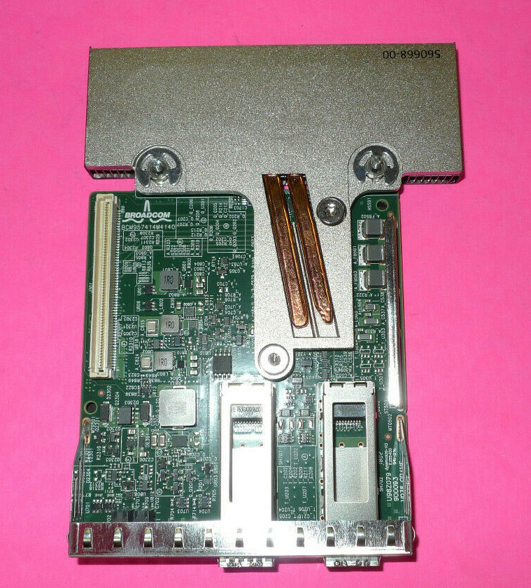 GENUINE Dell Broadcom 57414 Dual Port 25Gb SFP28 Network Daughter