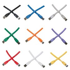 Cat8 24AWG S/FTP Ethernet Network Cable Choice of Length/Color 25ft-50ft -AVU