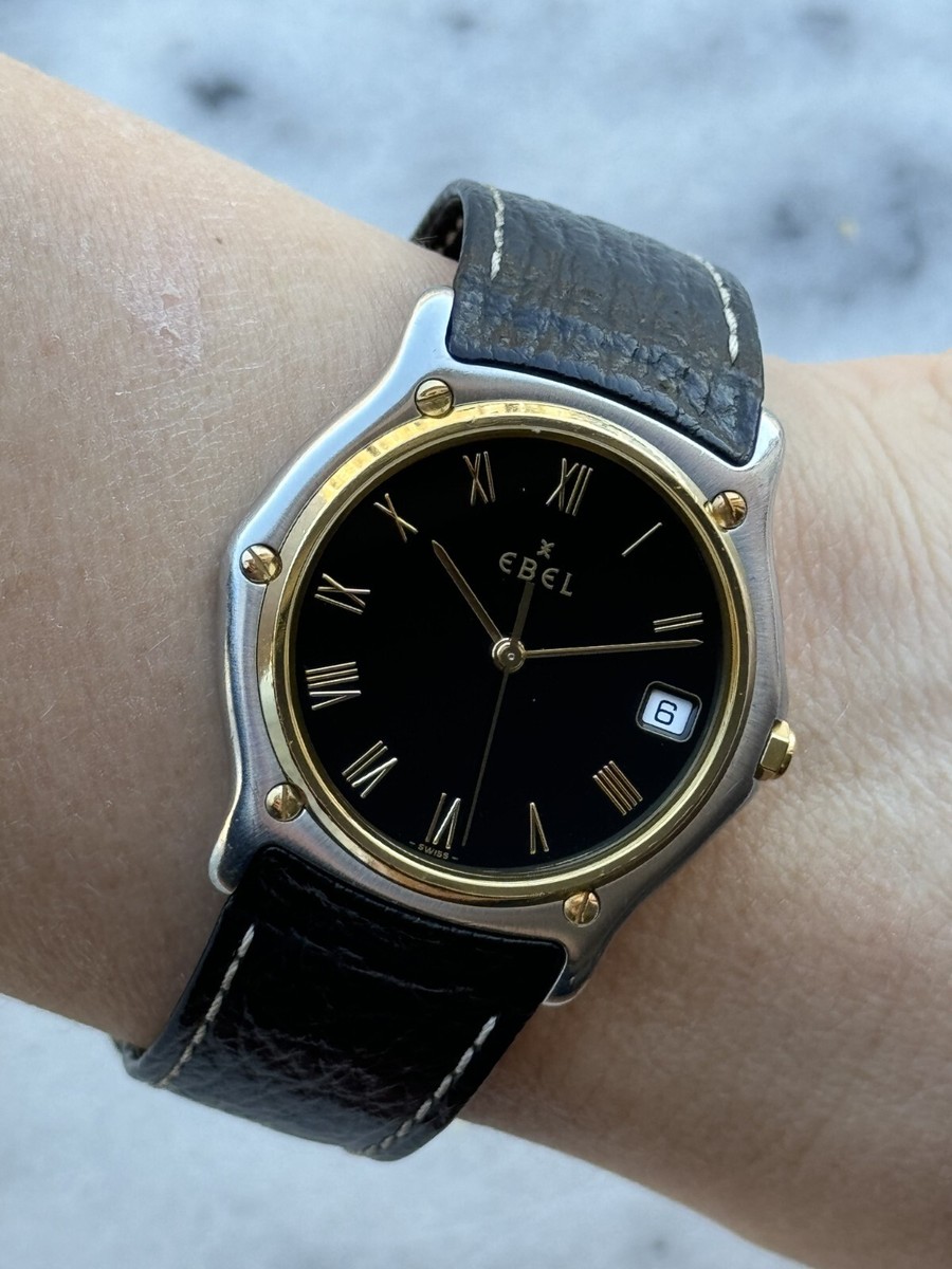 Ebel Classic Wave Watch Quartz Gold & Stainless steel Mens Swiss