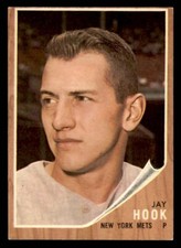 1962 Topps #94 Jay Hook New York Mets EX-NM