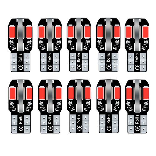 10x T10 W5W LED 5630 Car Interior Light Bulbs 12V License Plate Lamp 6000K White - Picture 14 of 14