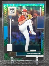 TREVOR ROGERS 2022 DONRUSS OPTIC GREEN DRAGON PRIZM #62/99 MARLINS