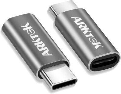 2-Pack Lighting Adapter to USB-C I OS Lighting (Female) to USB Type C (Male) - O
