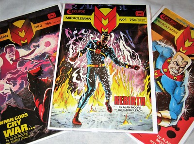 MIRACLEMAN #1-3   1st App   Alan Moore Eclipse Comics 1985 First Print Davis