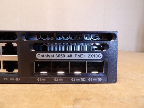 Cisco WS-C3650-48DP-L V05 Gigabit Ethernet Switch - INCL 3x FAN + 1x PWR Module - Zdjęcie 2 z 10