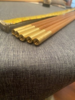 Hickory Ramrod 26.5''L x3/8  Dia, Oil Treated, for Hawken Muzzleloader