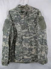 ACU Medium Long Army Coat/Top/Blouse/Shirt/Jacket Digital Camo Ripstop Combat