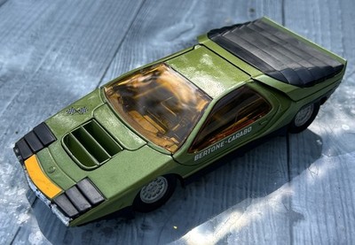 POLITOYS Alfa Romeo Carabo Bertone S Serie N.592 Diecast 1:25 grün Vintage