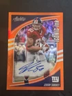 2025 Panini Absolute Jeremy Shockey Orange (RAW)