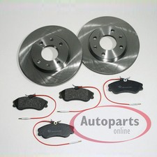 Bremsscheiben Ø 283 mm + Bremsbeläge eläge vorne für Peugeot 406
