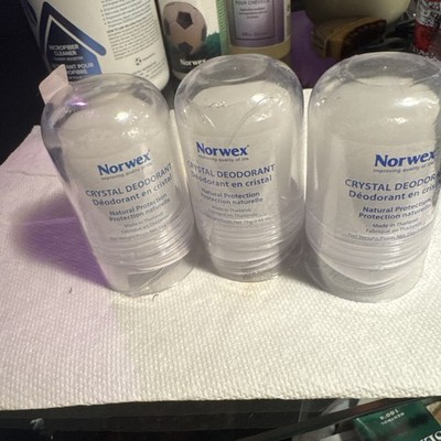 Norwex, Crystal Deodorant 75g,/ 2.65 oz.   New Lot of 3 