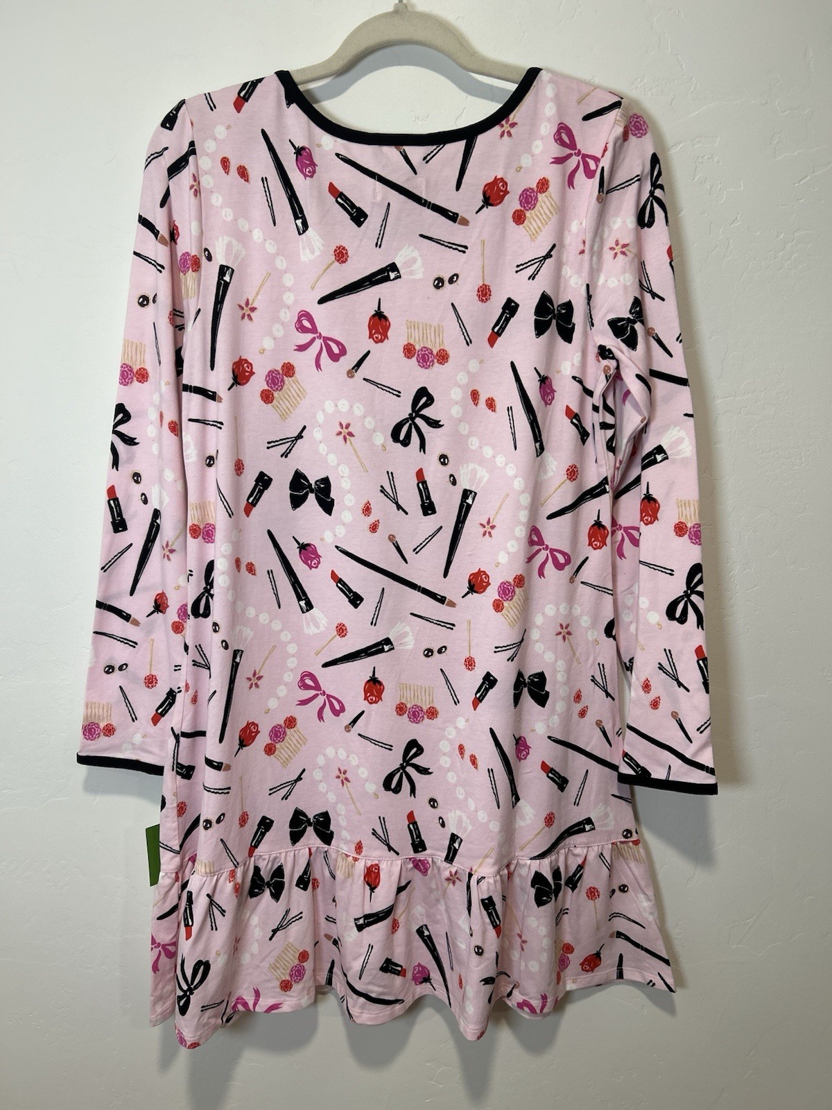 Kate Spade Women’s Medium SleepShirt Pink Print Pattern “Dream A Little Dream” thumbnail 3