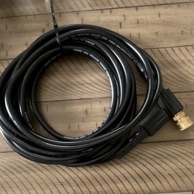 #ad YAMATIC High Pressure Washer Hose 1 4 in 3200 PSI 220 BAR Black $49.99