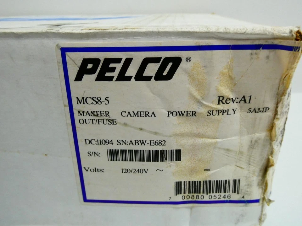 Pelco MCS8-5 Master Camera Power Supply 120/240v-ac - Image 4 of 4