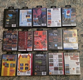Lot of 15 Sega Genesis/Mega Drive Games With Boxes. ***Read The Description***